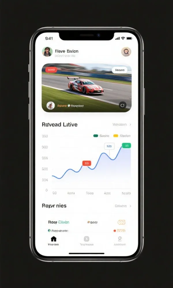 极速赛车App界面预览